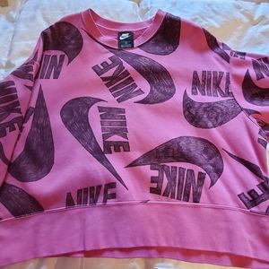 Womens Nike cropped sweatshirt